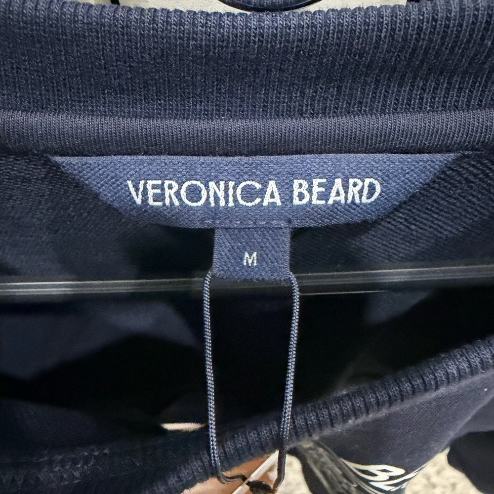 Veronica Beard Dark Blue Logo Sweatshirt - Picture 2 of 4